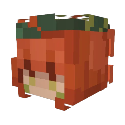 cowsenes Minecraft avatar head, 3D render