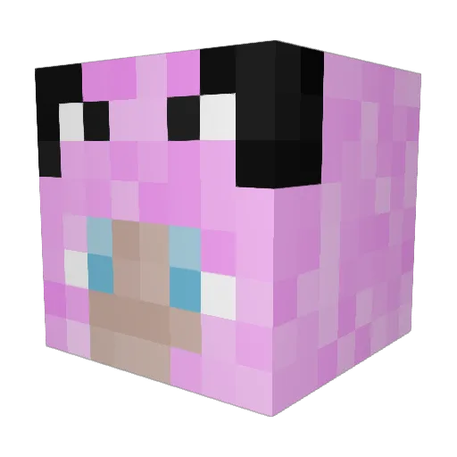 cowsonice69 Minecraft avatar head, 3D render