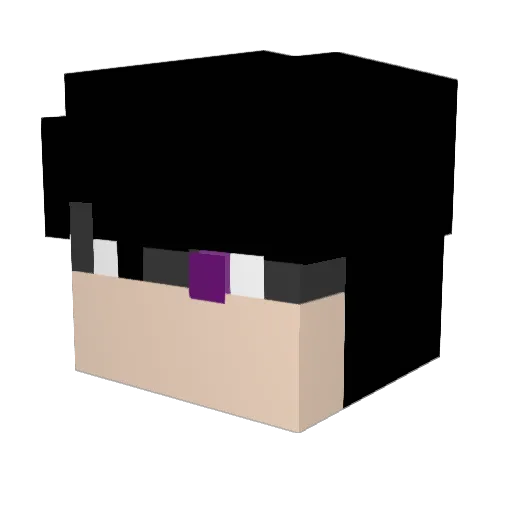 cowster3 Minecraft avatar head, 3D render