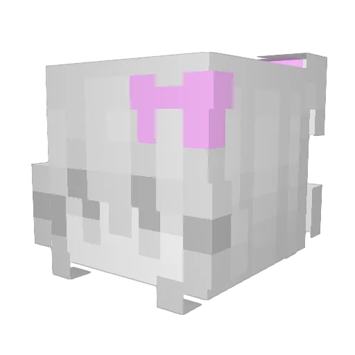 cowyz Minecraft avatar head, 3D render