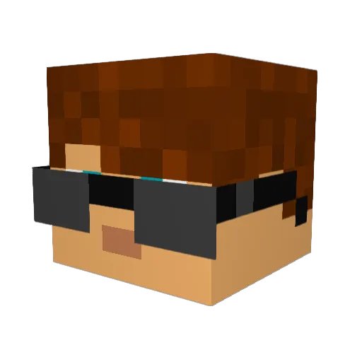 coxh010 Minecraft avatar head, 3D render