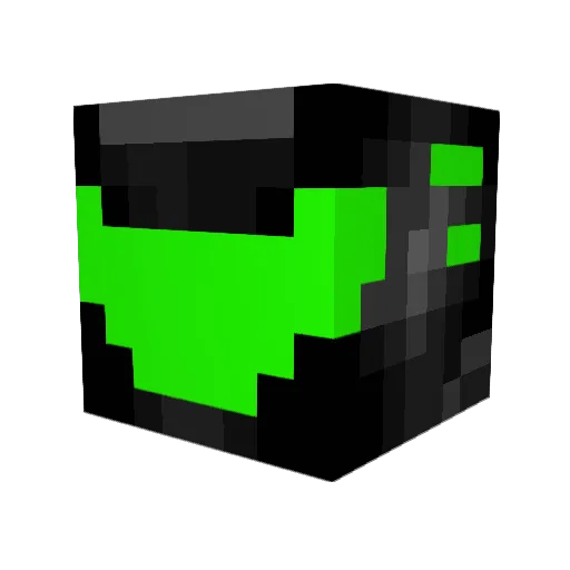 coyote1991 Minecraft avatar head, 3D render
