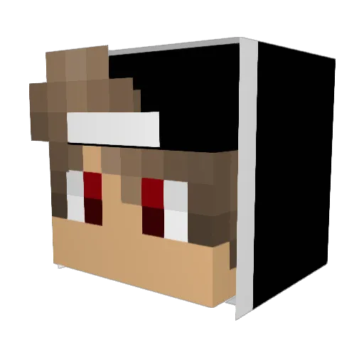 coyotecujo Minecraft avatar head, 3D render