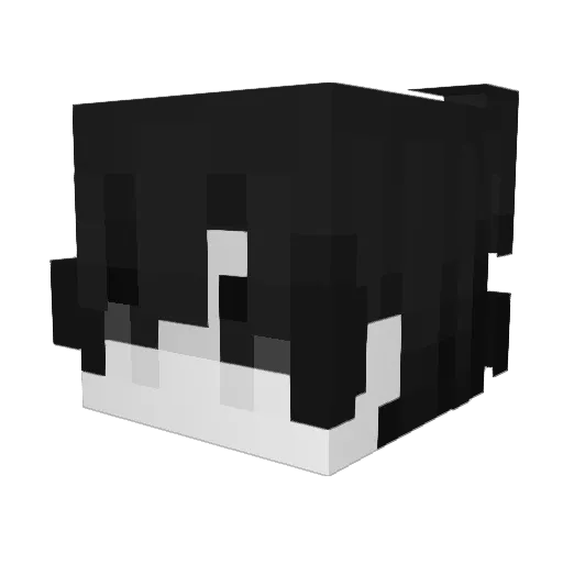 cozeyReptile Minecraft avatar head, 3D render