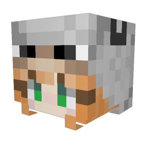 coziss Minecraft avatar head, 3D render