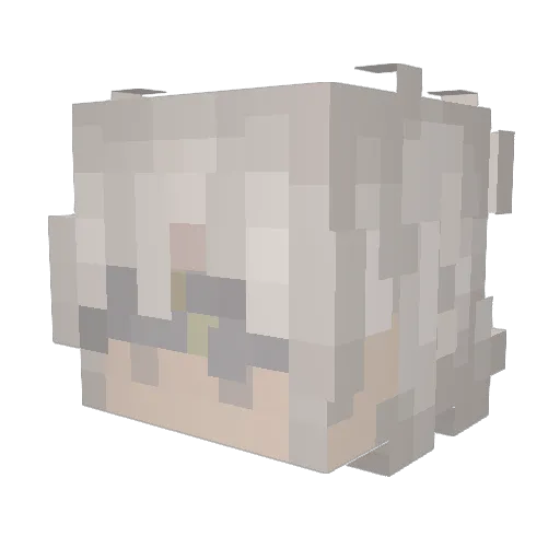 cozmorion Minecraft avatar head, 3D render