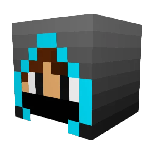 cozy_gg Minecraft avatar head, 3D render