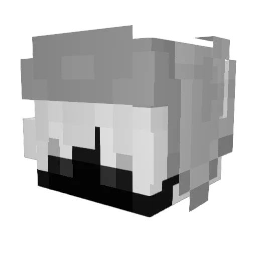 cozycaps Minecraft avatar head, 3D render