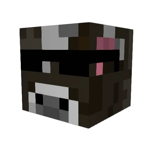 cozyenrique Minecraft avatar head, 3D render