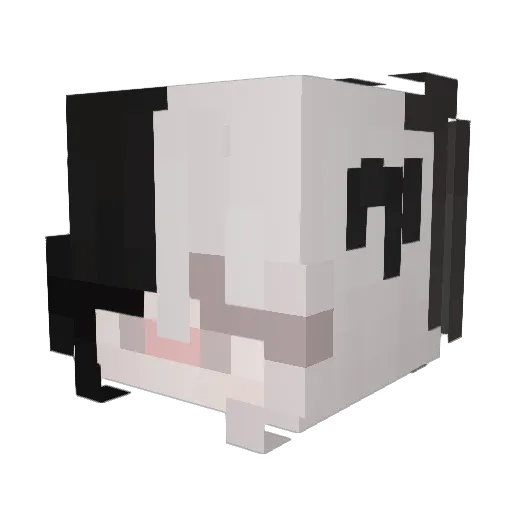 cozylene Minecraft avatar head, 3D render