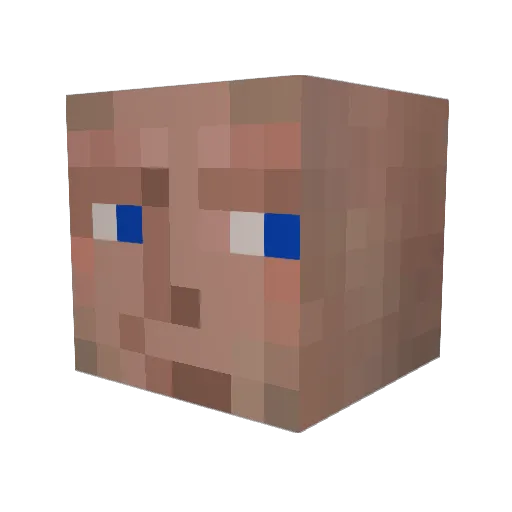 cozynoah Minecraft avatar head, 3D render