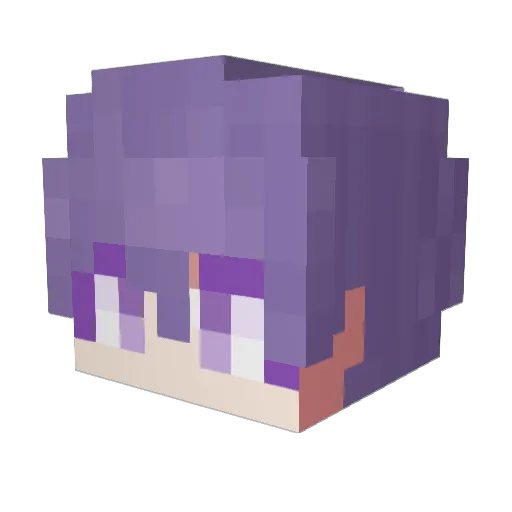 cozypoi Minecraft avatar head, 3D render