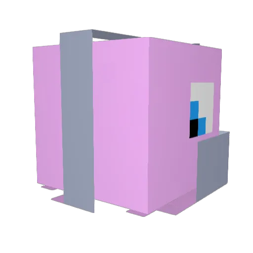 cozzer619 Minecraft avatar head, 3D render
