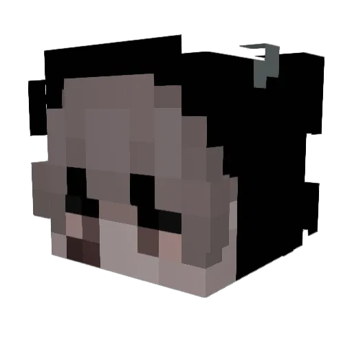 cp976 Minecraft avatar head, 3D render