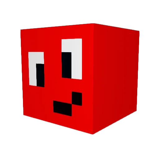 cp_h Minecraft avatar head, 3D render