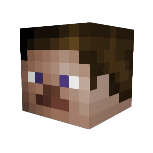 cpc Minecraft avatar head, 3D render