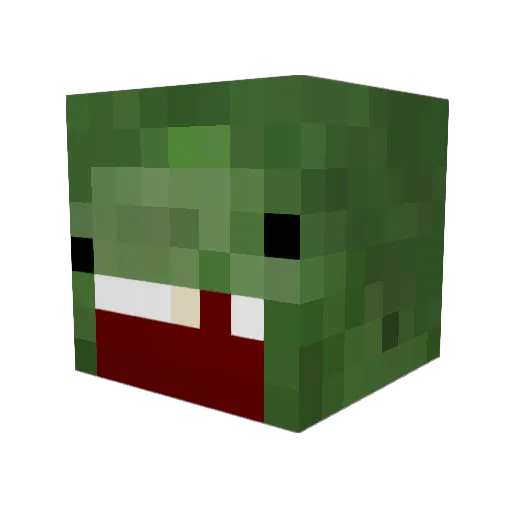 cpetchul22 Minecraft avatar head, 3D render