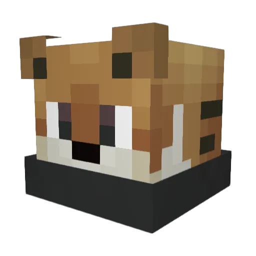 cpex360 Minecraft avatar head, 3D render
