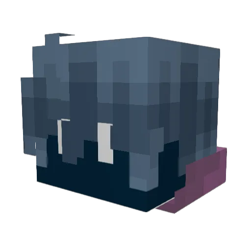 cpjina Minecraft avatar head, 3D render