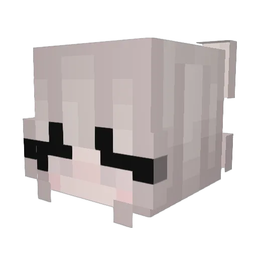 cpkie Minecraft avatar head, 3D render