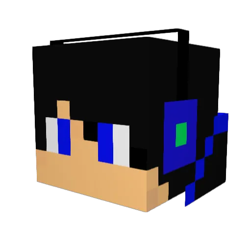 cplszabi Minecraft avatar head, 3D render