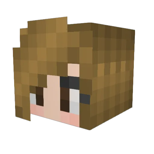 cpm3700 Minecraft avatar head, 3D render