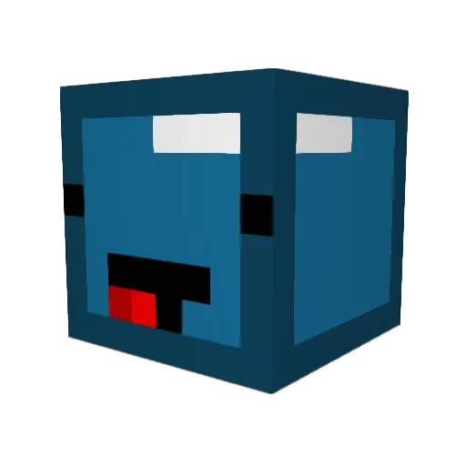 cpp5 Minecraft avatar head, 3D render