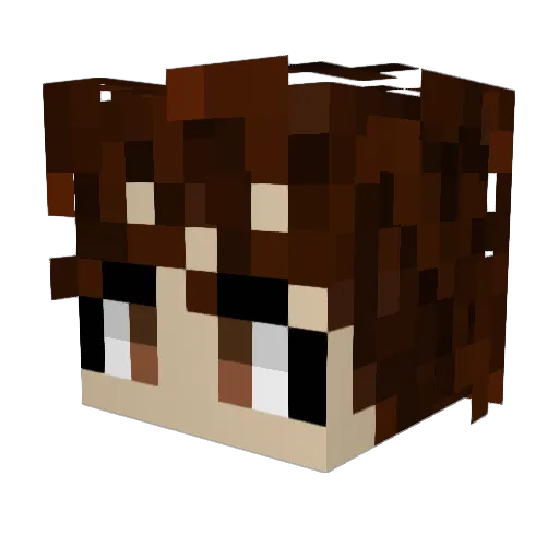 cprazz Minecraft avatar head, 3D render