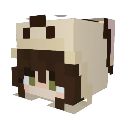 cpsi Minecraft avatar head, 3D render