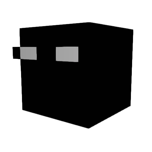 cpsoud Minecraft avatar head, 3D render