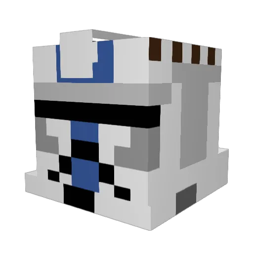 cpt466 Minecraft avatar head, 3D render