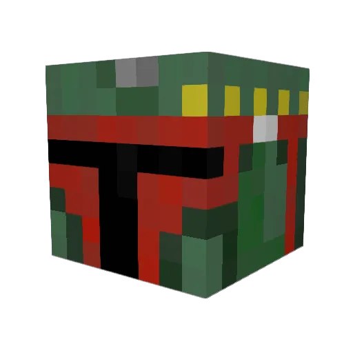 cptpanda115 Minecraft avatar head, 3D render