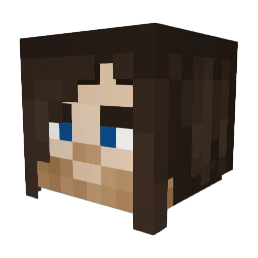 cptsteverogerss Minecraft avatar head, 3D render