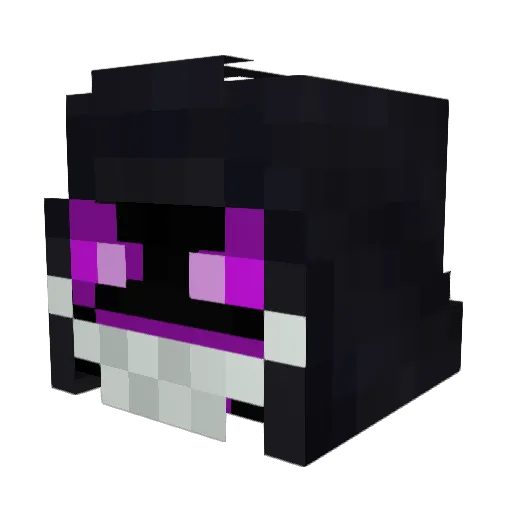 cpvp_vixy Minecraft avatar head, 3D render