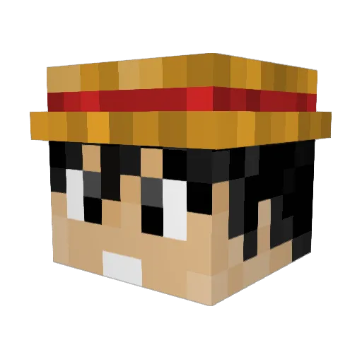 cpwkzxc Minecraft avatar head, 3D render