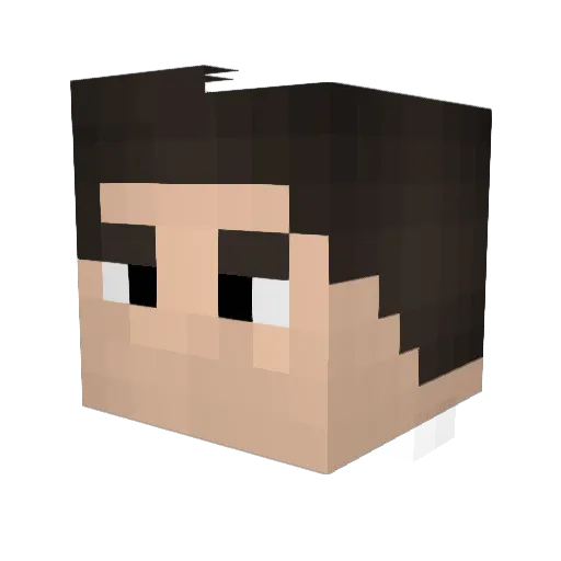 cq_carlos Minecraft avatar head, 3D render