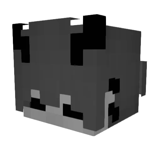 cqcc Minecraft avatar head, 3D render