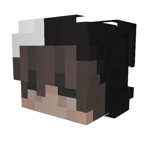 cqlvinn Minecraft avatar head, 3D render