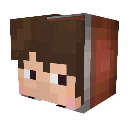 cqmlicated53 Minecraft avatar head, 3D render