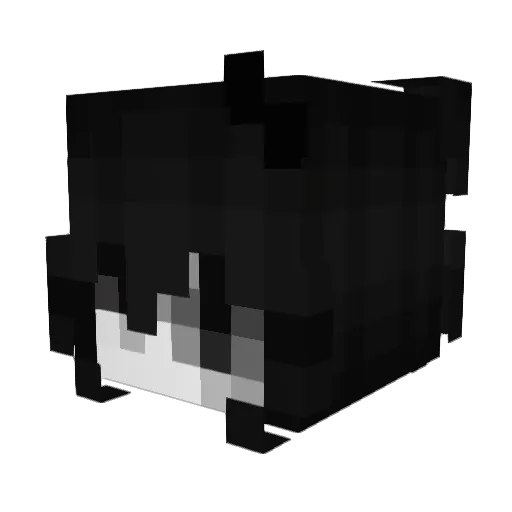 cqmmie Minecraft avatar head, 3D render