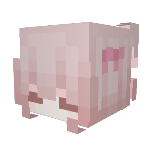 cqnxoo_ Minecraft avatar head, 3D render