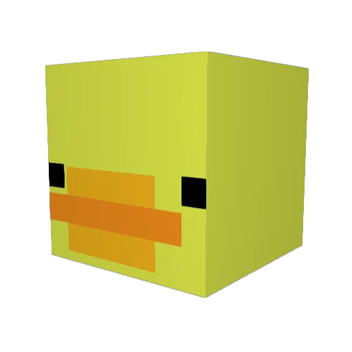 cqre_ Minecraft avatar head, 3D render