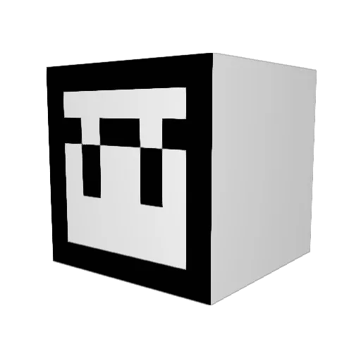 cqs29z Minecraft avatar head, 3D render