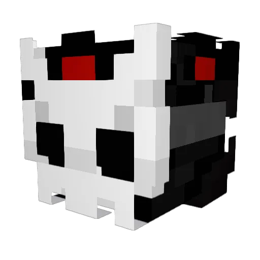 cr0ssz Minecraft avatar head, 3D render
