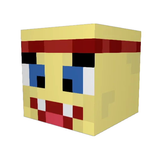 cr1stal385 Minecraft avatar head, 3D render