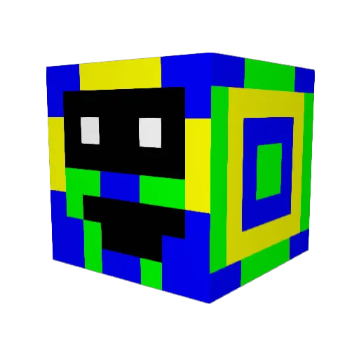 cr33p3r2002 Minecraft avatar head, 3D render