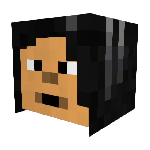 cr3dotw Minecraft avatar head, 3D render
