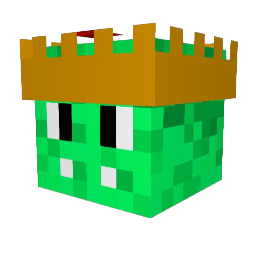 crEEper_314 Minecraft avatar head, 3D render