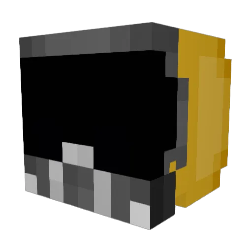craayzing Minecraft avatar head, 3D render