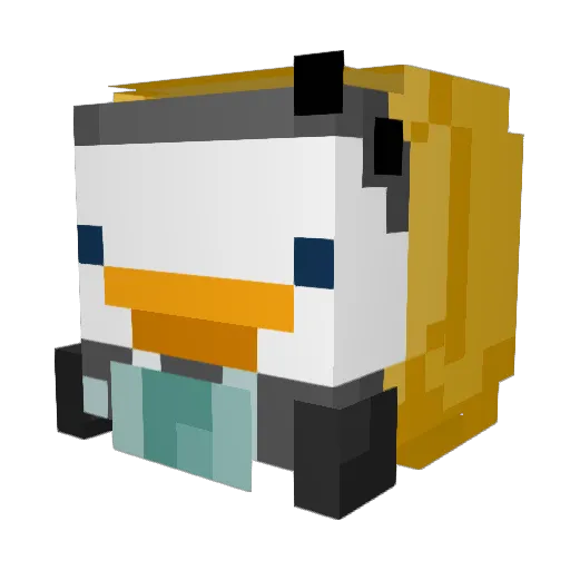 crab_boiler Minecraft avatar head, 3D render